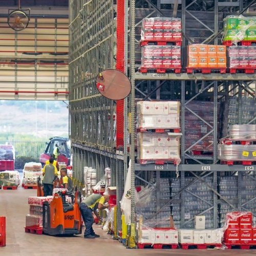Logistics for bevarage manufacturers warehouse to increase efficiencies